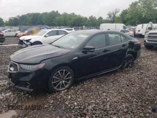 2020 Acura TLX w/A-Spec Pkg with VIN 19UUB3F69LA003178, listed as a Copart auction lot 66671384 with 37,812 mi miles and Salvage Title. Bid and sale history available at carsss.com. Image 1.