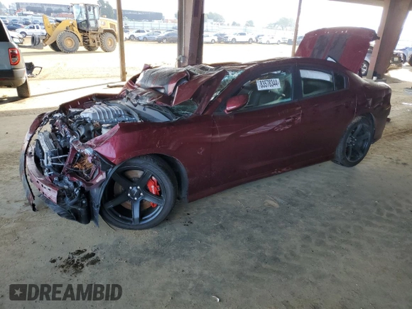2019 Dodge Charger SRT Hellcat with VIN 2C3CDXL90KH710460, listed as a Copart auction lot 83578344 with Not Provided miles and Salvage Title. Bid and sale history available at DreamBid. Image 1.