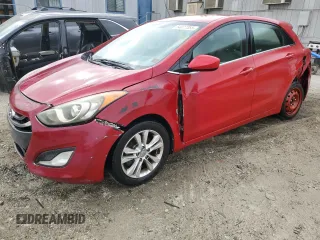 2013 Hyundai Elantra GT with VIN KMHD35LE3DU068204, listed as a Copart auction lot 54077355 with 127,177 mi miles and Salvage Title. Bid and sale history available at carsss.com. Image 1.
