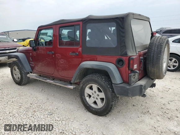 2012 Jeep Wrangler Unlimited Sport with VIN 1C4BJWDG5CL158739, listed as a Copart auction lot 51334975 with 31,818 mi miles and Salvage Title. Bid and sale history available at carsss.com. Image 2.