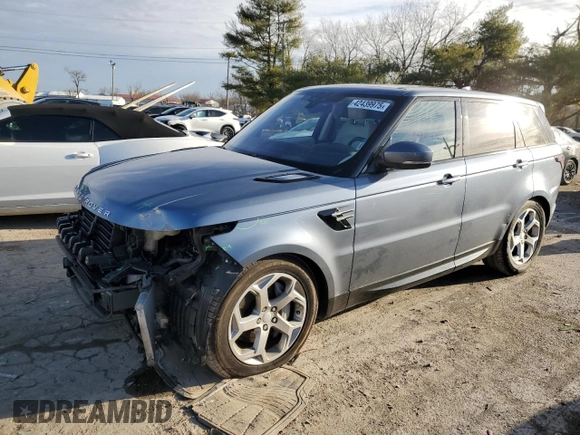 2018 Land Rover Range Rover Sport HSE with VIN SALWR2RV1JA189840, listed as a Copart auction lot 42439975 with 64,860 mi miles and Salvage title. Bid and sale history available at DreamBid. Image 1.