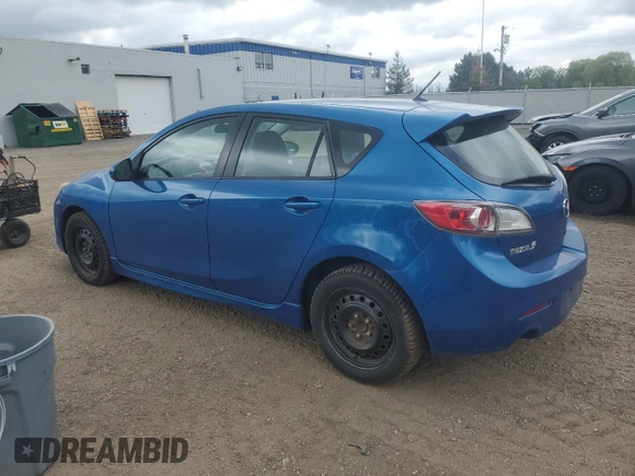 2013 Mazda 3 i Touring with VIN JM1BL1L74D1811220, listed as a Copart auction lot 56253455 with 209,519 mi miles and Clean title. Bid and sale history available at DreamBid. Image 2.