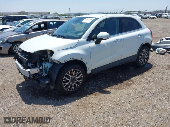 2017 FIAT 500X Lounge with VIN ZFBCFYDB3HP570960, listed as a IAAI auction lot 42326968 with 107,945 mi miles and . Bid and sale history available at DreamBid. Image 2.
