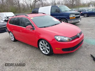 2012 Volkswagen Jetta SportWagen TDI w/Sunroof with VIN 3VWPL7AJ8CM671484, listed as a IAAI auction lot 41973825 with 155,220 mi miles. Bid and sale history available at carsss.com. Image 1.
