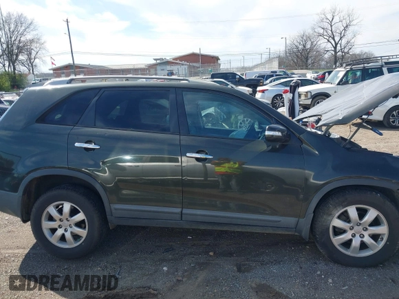2012 Kia Sorento LX with VIN 5XYKT3A62CG306961, listed as a IAAI auction lot 41858307 with 152,344 mi miles. Bid and sale history available at carsss.com. Image 13.