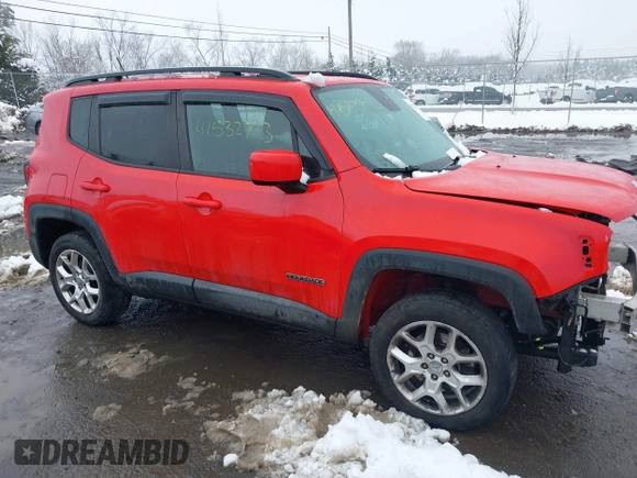 2016 Jeep Renegade Latitude with VIN ZACCJBBT2GPC78349, listed as a IAAI auction lot 41532713 with 162,330 mi miles. Bid and sale history available at carsss.com. Image 13.