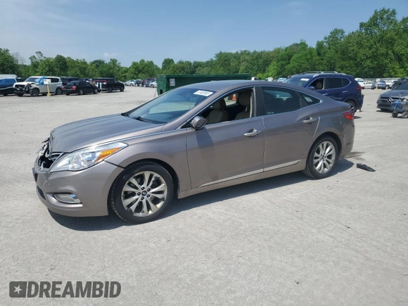 2013 Hyundai Azera z VIN KMHFG4JG4DA240690, wystawiony jako Copart lot #57465565 z przebiegiem 164 757 mil mil oraz Szkoda całkowita • Salvage title. Historia ofert i sprzedaży dostępna na DreamBid. Obrazek 1.