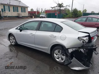 2014 Honda Civic LX z VIN 19XFB2F59EE066922, wystawiony jako IAAI lot #42268141 z przebiegiem 86 015 mil mil oraz . Historia ofert i sprzedaży dostępna na DreamBid. Obrazek 3.