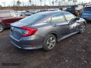 2020 Honda Civic Sedan LX with VIN 2HGFC2F66LH525297, listed as a IAAI auction lot 41381050 with 62,722 mi miles. Bid and sale history available at carsss.com. Image 4.