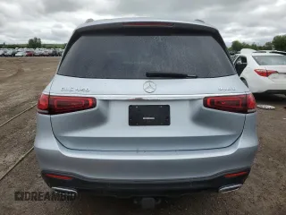 2022 Mercedes-Benz GLS 450 with VIN 4JGFF5KE1NA697299, listed as a Copart auction lot 60921514 with 59,333 mi miles and Salvage Title. Bid and sale history available at DreamBid. Image 6.