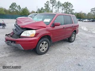 2003 Honda Pilot EX with VIN 2HKYF18593H523824, listed as a IAAI auction lot 41933540 with 159,935 mi miles. Bid and sale history available at carsss.com. Image 2.