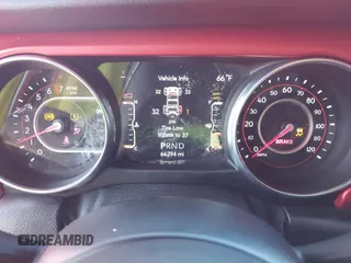 2020 Jeep Wrangler Unlimited Rubicon with VIN 1C4HJXFG2LW214874, listed as a IAAI auction lot 41679397 with 66,294 mi miles and . Bid and sale history available at DreamBid. Image 7.