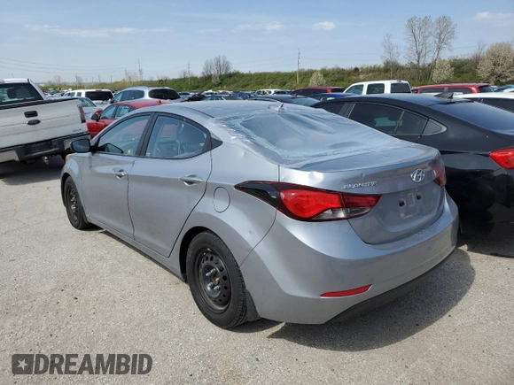2016 Hyundai Elantra SE with VIN 5NPDH4AE1GH778977, listed as a Copart auction lot 47288054 with 51,064 mi miles and Salvage Title. Bid and sale history available at DreamBid. Image 2.