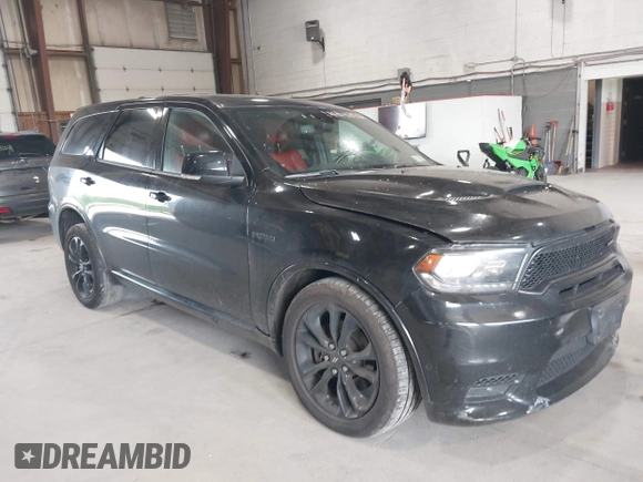 2020 Dodge Durango R/T with VIN 1C4SDJCT8LC356871, listed as a IAAI auction lot 42593192 with 99,631 mi miles and . Bid and sale history available at DreamBid. Image 1.