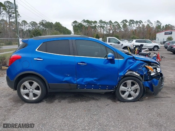2015 Buick Encore Convenience with VIN KL4CJBSB3FB123240, listed as a IAAI auction lot 41176651 with 159,147 mi miles. Bid and sale history available at carsss.com. Image 14.