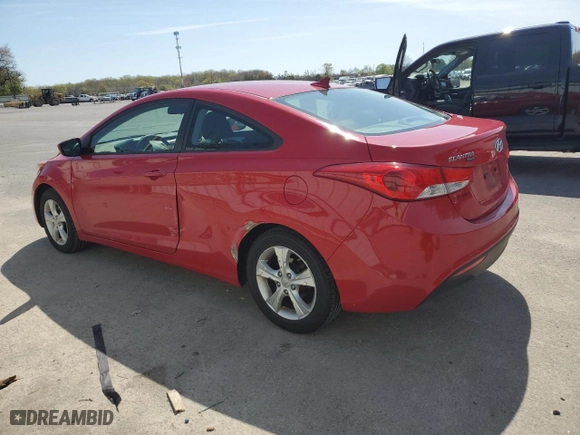 2013 Hyundai Elantra Coupe GS with VIN KMHDH6AE4DU003145, listed as a Copart auction lot 53051985 with 231,160 mi miles and Salvage Title. Bid and sale history available at carsss.com. Image 2.
