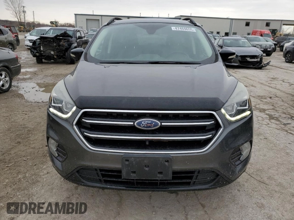 2017 Ford Escape Titanium with VIN 1FMCU9J99HUB79870, listed as a Copart auction lot 47469655 with 58,683 mi miles and Salvage Title. Bid and sale history available at carsss.com. Image 5.