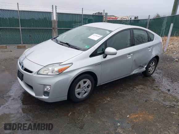 2010 Toyota Prius II with VIN JTDKN3DU8A0228564, listed as a IAAI auction lot 41795365 with 160,578 mi miles. Bid and sale history available at carsss.com. Image 17.