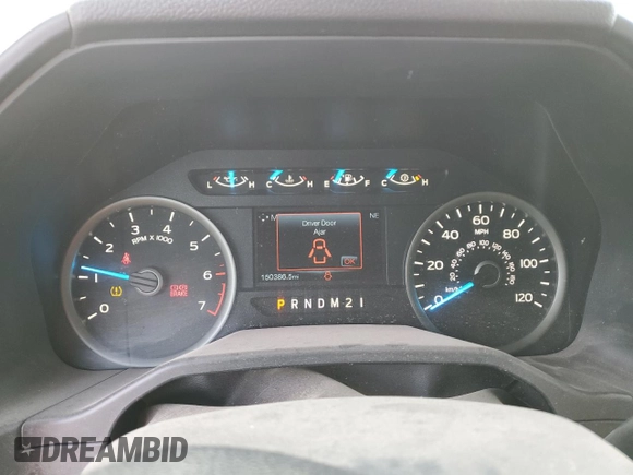 2015 Ford F-150 XLT with VIN 1FTEW1EG1FFA90068, listed as a Copart auction lot 84421594 with 150,386 mi miles and Salvage title. Bid and sale history available at DreamBid. Image 9.