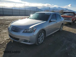 2008 Infiniti M with VIN JNKAY01E58M603293, listed as a Copart auction lot 43835055 with 206,723 mi miles and Salvage Title. Bid and sale history available at DreamBid. Image 1.