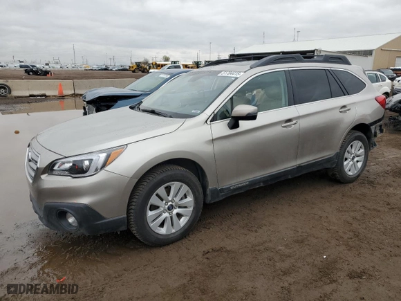 2017 Subaru Outback Premium with VIN 4S4BSAHC5H3372091, listed as a Copart auction lot 51704415 with 99,604 mi miles and Salvage Title. Bid and sale history available at carsss.com. Image 1.