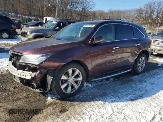 2015 Acura MDX Advance/Entertainment Pkg with VIN 5FRYD4H86FB023977, listed as a Copart auction lot 88296085 with 145,483 mi miles and Salvage Title. Bid and sale history available at carsss.com. Image 1.