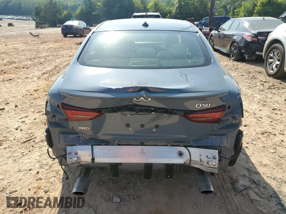 2023 Infiniti Q50 Red Sport 400 z VIN JN1FV7DR0PM590123, wystawiony jako Copart lot #62036915 z przebiegiem 42 739 mil mil oraz Szkoda całkowita • Salvage title. Historia ofert i sprzedaży dostępna na DreamBid. Obrazek 6.