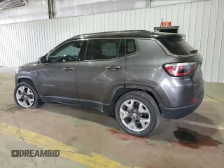 2020 Jeep Compass Limited with VIN 3C4NJDCB7LT236093, listed as a Copart auction lot 54583185 with 75,324 mi miles and Salvage title. Bid and sale history available at DreamBid. Image 2.