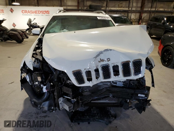 2019 Jeep Cherokee with VIN 1C4PJLJN4KD208014, listed as a Copart auction lot 73403614 with 16,863 mi miles and Salvage title. Bid and sale history available at DreamBid. Image 5.