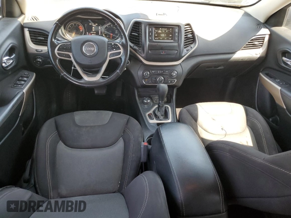 2018 Jeep Cherokee Latitude Tech Connect with VIN 1C4PJMCX0JD506479, listed as a Copart auction lot 57210275 with 189,588 mi miles and Salvage title. Bid and sale history available at DreamBid. Image 8.