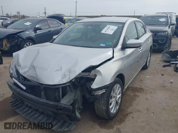 2019 Nissan Sentra SV with VIN 3N1AB7AP4KY327516, listed as a IAAI auction lot 41744167 with 127,367 mi miles and . Bid and sale history available at DreamBid. Image 2.
