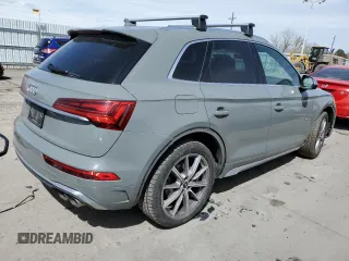 2021 Audi SQ5 Premium Plus with VIN WA1B4AFY9M2139595, listed as a Copart auction lot 48438494 with 28,979 mi miles and . Bid and sale history available at DreamBid. Image 3.
