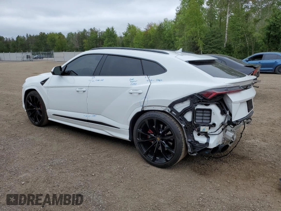 2022 Lamborghini Urus z VIN ZPBCA1ZL8NLA19732, wystawiony jako Copart lot #65918344 z przebiegiem 22 122 mil mil oraz Szkody całkowita. Historia ofert i sprzedaży dostępna na DreamBid. Obrazek 2.