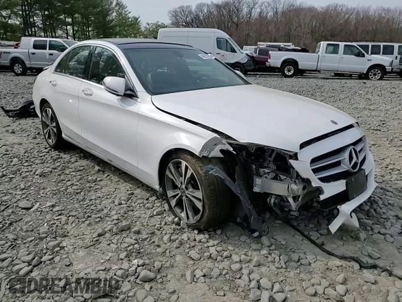 2018 Mercedes-Benz C 300 with VIN 55SWF4JB4JU264050, listed as a Copart auction lot 48200895 with Not provided miles and Salvage title. Bid and sale history available at DreamBid. Image 11.