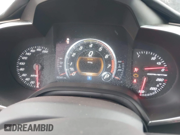 2015 Chevrolet Corvette Z51 2LT with VIN 1G1YK2D72F5122718, listed as a IAAI auction lot 41675614 with 62,381 mi miles and . Bid and sale history available at DreamBid. Image 7.