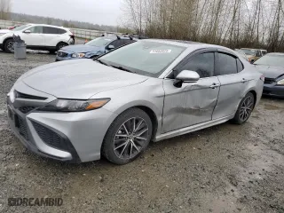 2022 Toyota Camry Hybrid SE with VIN 4T1S31AKXNU574347, listed as a Copart auction lot 51083825 with 212,527 mi miles and Salvage Title. Bid and sale history available at carsss.com. Image 1.