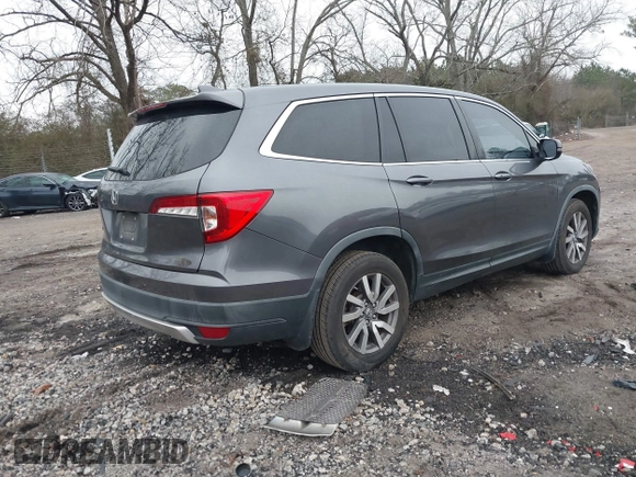 2019 Honda Pilot EX-L z VIN 5FNYF5H54KB012767, wystawiony jako IAAI lot #41479345 z przebiegiem 86 010 mil mil oraz . Historia ofert i sprzedaży dostępna na DreamBid. Obrazek 4.