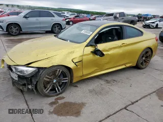 2016 BMW M4 with VIN WBS3R9C51GK335984, listed as a Copart auction lot 51859305 with 30,607 mi miles and Salvage title. Bid and sale history available at DreamBid. Image 1.