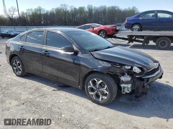 2019 Kia Forte LXS with VIN 3KPF24AD4KE018413, listed as a Copart auction lot 53357285 with 53,937 mi miles and Salvage Title. Bid and sale history available at DreamBid. Image 4.