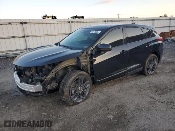 2021 Acura RDX w/A-Spec Package with VIN 5J8TC2H63ML009502, listed as a Copart auction lot 42719394 with 40,681 mi miles. Bid and sale history available at carsss.com. Image 1.