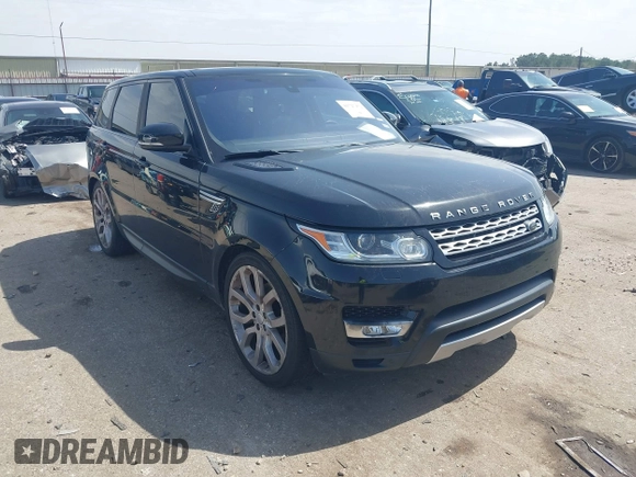 2016 Land Rover Range Rover Sport V6 HSE with VIN SALWR2PF0GA597847, listed as a IAAI auction lot 41727432 with 88,232 mi miles. Bid and sale history available at carsss.com. Image 1.