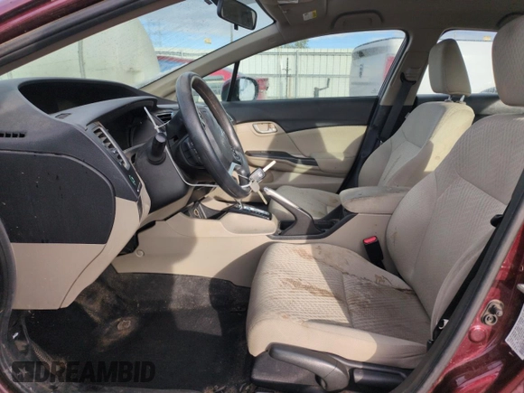 2014 Honda Civic Sedan LX with VIN 19XFB2F59EE041342, listed as a Copart auction lot 50765435 with 203,359 mi miles and Salvage Title. Bid and sale history available at carsss.com. Image 7.