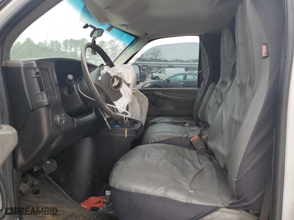 2011 Chevrolet Express Cargo Van with VIN 1GCWGFCA0B1169848, listed as a Copart auction lot 44536435 with 0 mi miles and Salvage Title. Bid and sale history available at carsss.com. Image 7.