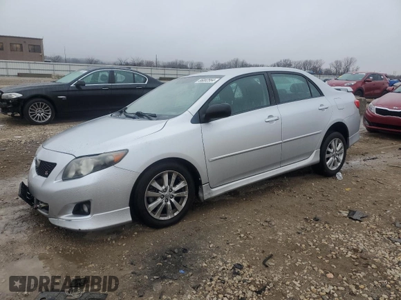 2009 Toyota Corolla with VIN 1NXBU40E89Z124891, listed as a Copart auction lot 86002554 with 114,095 mi miles and Salvage Title. Bid and sale history available at carsss.com. Image 1.