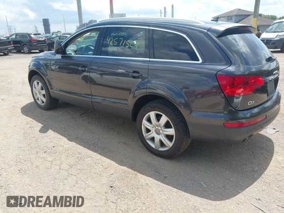 2008 Audi Q7 Premium with VIN WA1BY74L98D039862, listed as a IAAI auction lot 42571524 with 182,011 mi miles and . Bid and sale history available at DreamBid. Image 3.