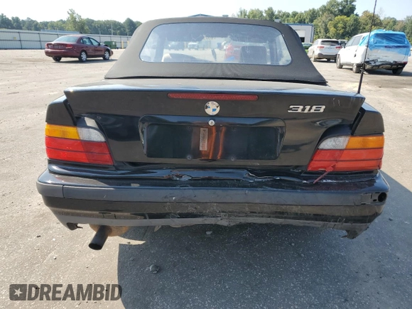 1995 BMW 3 Series 318iC with VIN WBABK5321SEC84192, listed as a Copart auction lot 69299564 with 199,105 mi miles and Salvage Title. Bid and sale history available at carsss.com. Image 6.