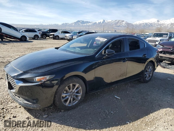 2021 Mazda 3 S with VIN JM1BPAAL9M1345188, listed as a Copart auction lot 47891095 with 37,031 mi miles and Salvage title. Bid and sale history available at DreamBid. Image 1.