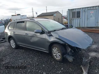 2018 Volkswagen Golf SportWagen S with VIN 3VWD17AU7JM767882, listed as a IAAI auction lot 40826020 with 65,549 mi miles. Bid and sale history available at carsss.com. Image 1.