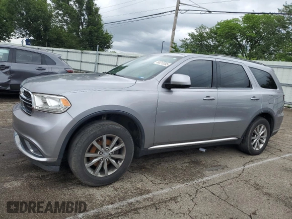 2016 Dodge Durango SXT with VIN 1C4RDJAG3GC309161, listed as a Copart auction lot 60219395 with 161,397 mi miles and Clean title. Bid and sale history available at DreamBid. Image 1.