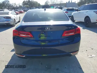 2018 Acura TLX w/Technology Pkg with VIN 19UUB1F59JA003755, listed as a IAAI auction lot 41579263 with 73,161 mi miles. Bid and sale history available at carsss.com. Image 16.
